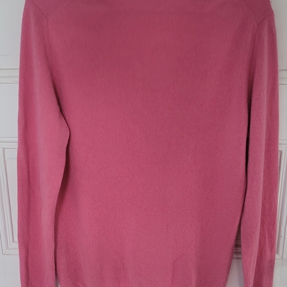 Renewest 100% Cashmere Pink Floral Women's Sweater Size Medium / Large - Picture 3 of 6